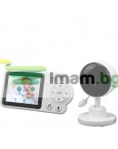 Бебефон бебешки видеомонитор, 2,8 инча, разпознаване на звук